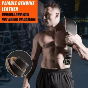 Rekkr weight belts-Popular Design Genuine Leather Weight Lifting Belt Heavy Duty